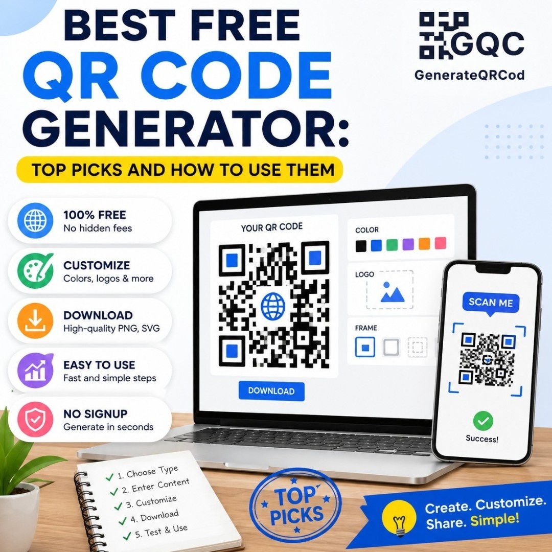 Best Free QR Code Generator in 2026 | Top Free Online Tools