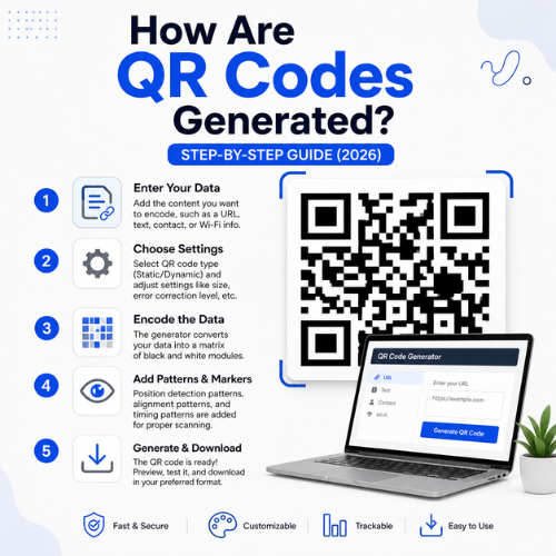 How Are QR Codes Generated? Step-by-Step Guide (2026)