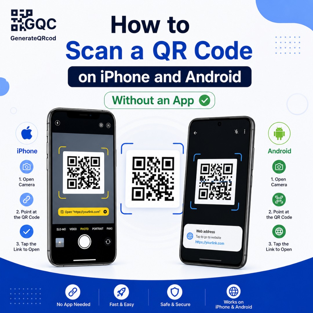 How to Scan a QR Code on iPhone and Android Without an App