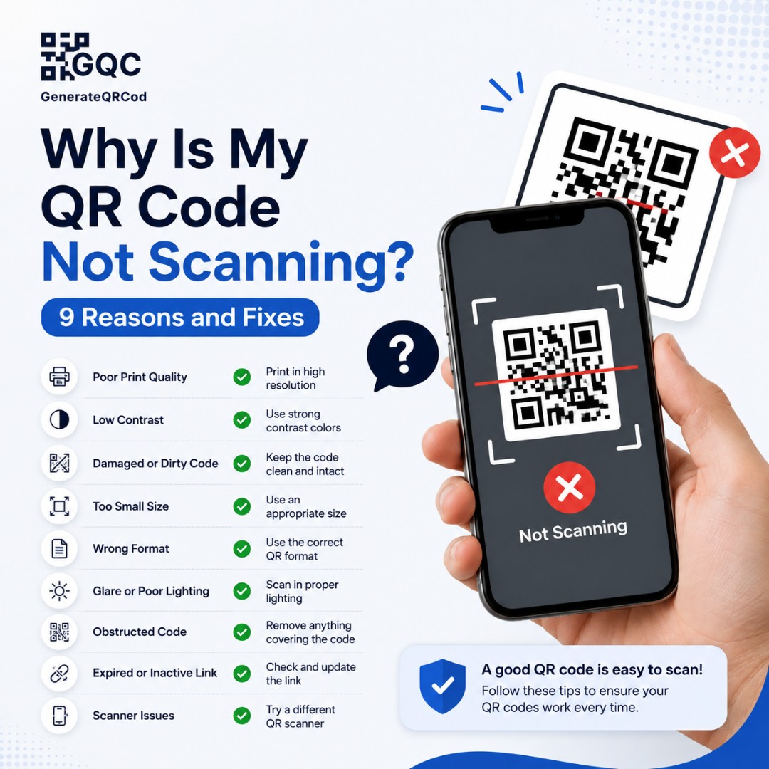 Why Is My QR Code Not Scanning? 9 Reasons and Fixes
