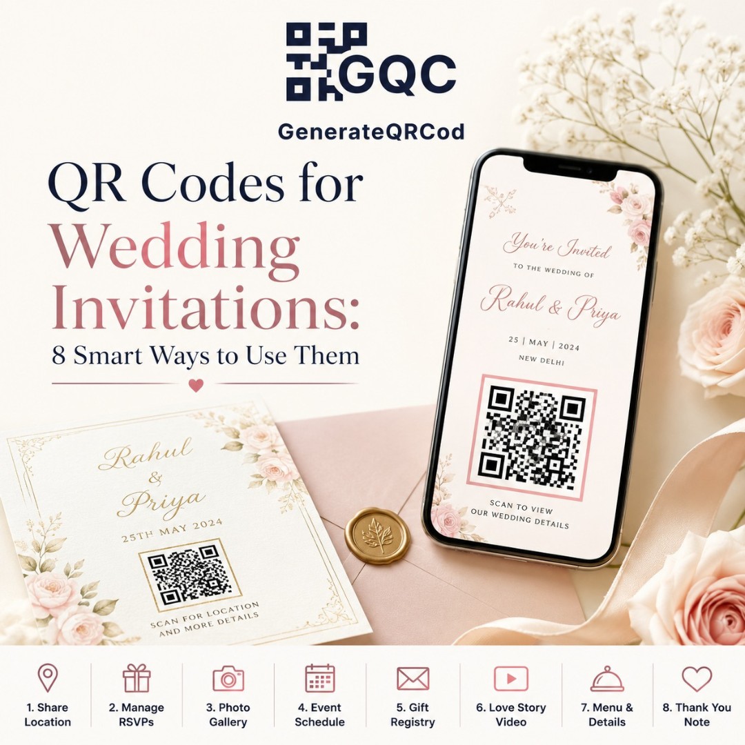 QR Codes for Wedding Invitations: 8 Smart Ways to Use Them