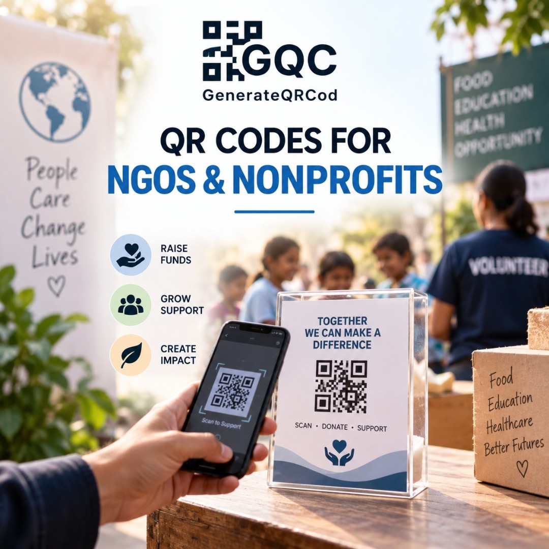 QR Code for NGOs: Free Donations, Volunteer Sign-Ups & Impact Stories